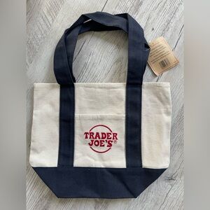 Trader Joe's Mini Canvas Tote Bag